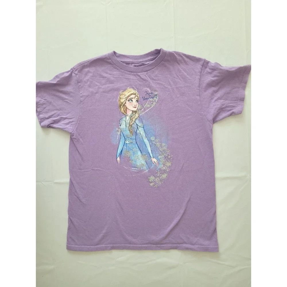 Disney Frozen II True To Yourself Elsa Graphic Tee Size M